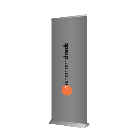 Roll-Up Deluxe | B 85 cm x H 153 - 200 cm | einseitig bedruckt